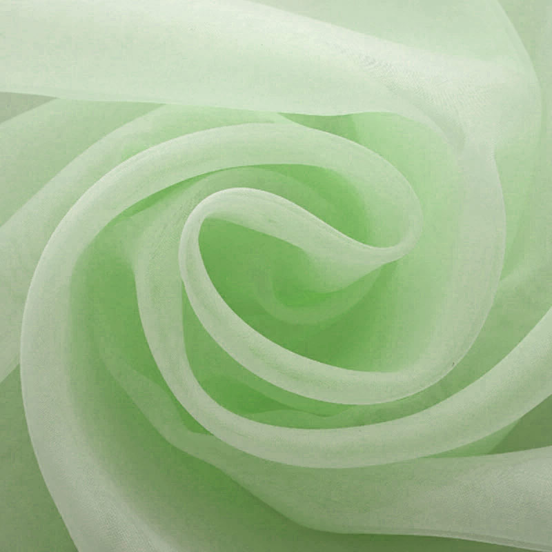 Sheer Organza Wedding Arch Draping Fabric 20ft Light Green