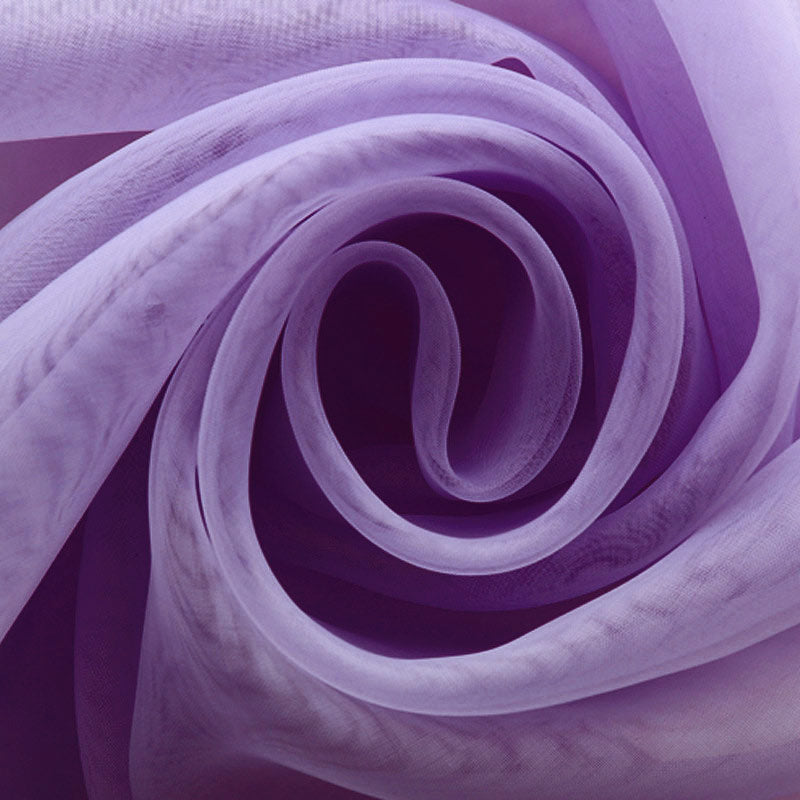 Sheer Organza Wedding Arch Draping Fabric 20ft Dark Purple