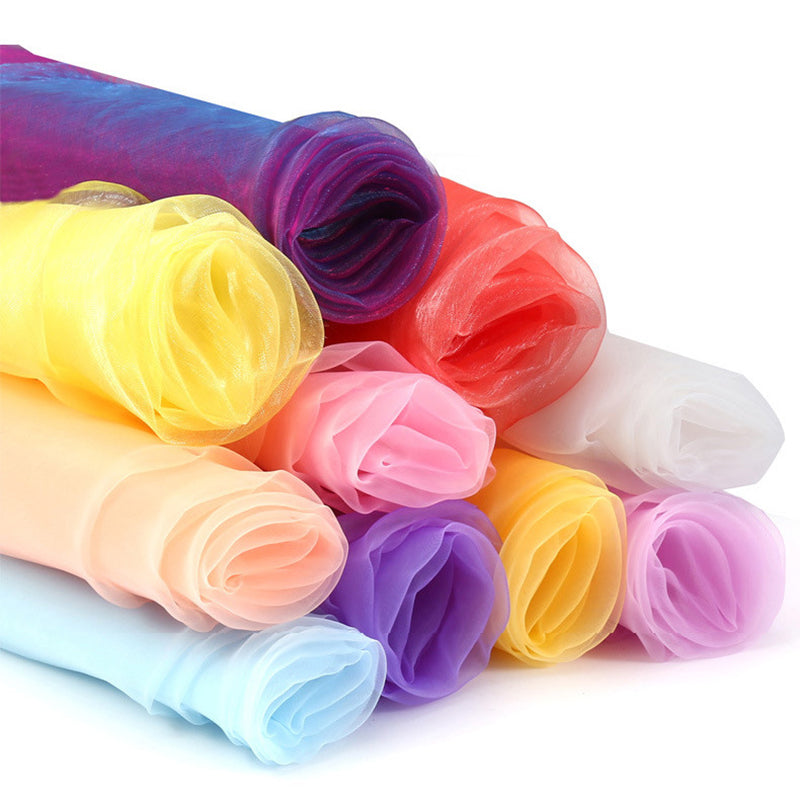 Sheer Organza Wedding Arch Draping Fabric 20ft Dirty Pink