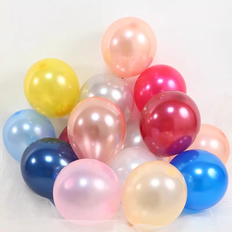 Shiny Pearl Balloons Bright Color Latex Party Ballons for Birthday Baby Shower Wedding Party Supplies Garland Arch Decoration