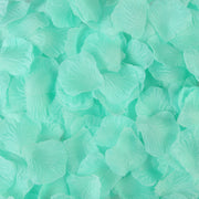 500 Pieces Artificial Silk Rose Petals Flower Decoration Tiffany Blue