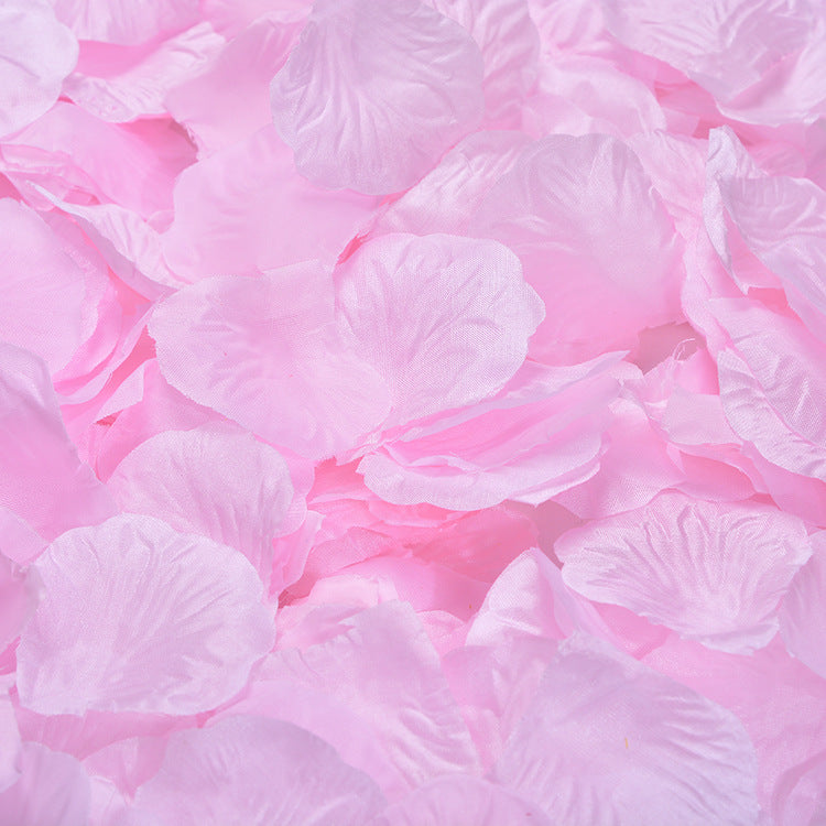 500 Pieces Artificial Silk Rose Petals Flower Decoration Light Pink