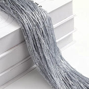 3ftx7ft Tassel String Drape/Backdrop Curtains Silver Gray