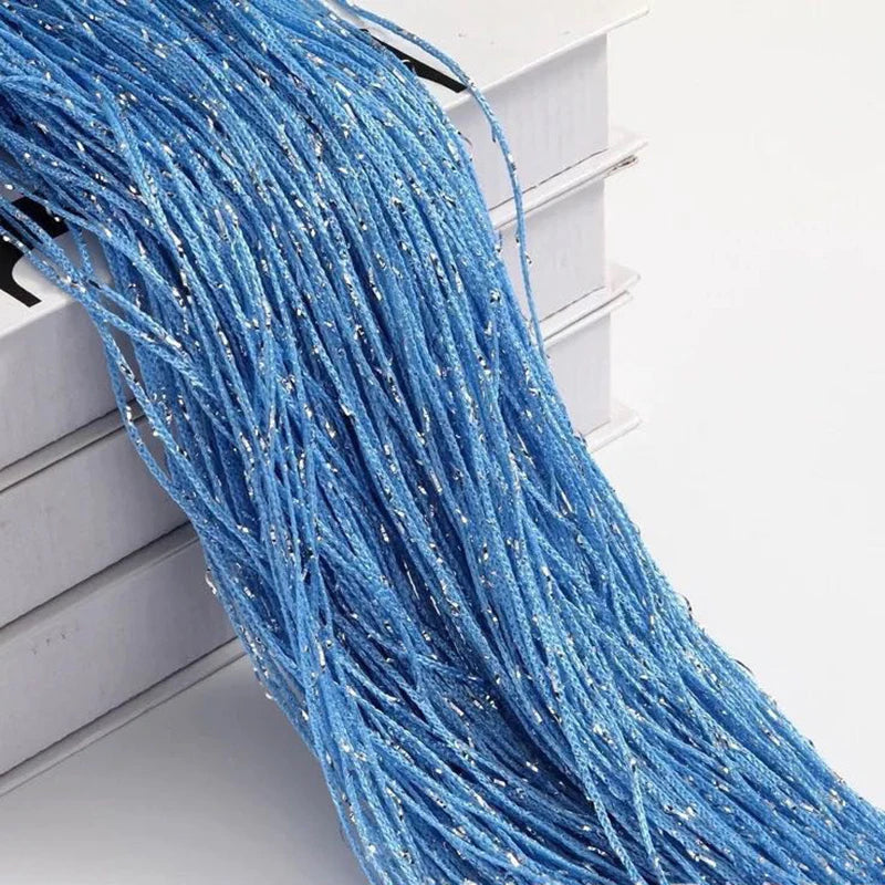 3ftx7ft Tassel String Drape/Backdrop Curtains Sky Blue