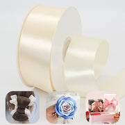 1.5"x 50 Yards Single Face Polyester Ribbon Perfect for Gift Wrapping, Flower Bouquet, Wedding Decor, Crafts, Bow Making, Sewing and More