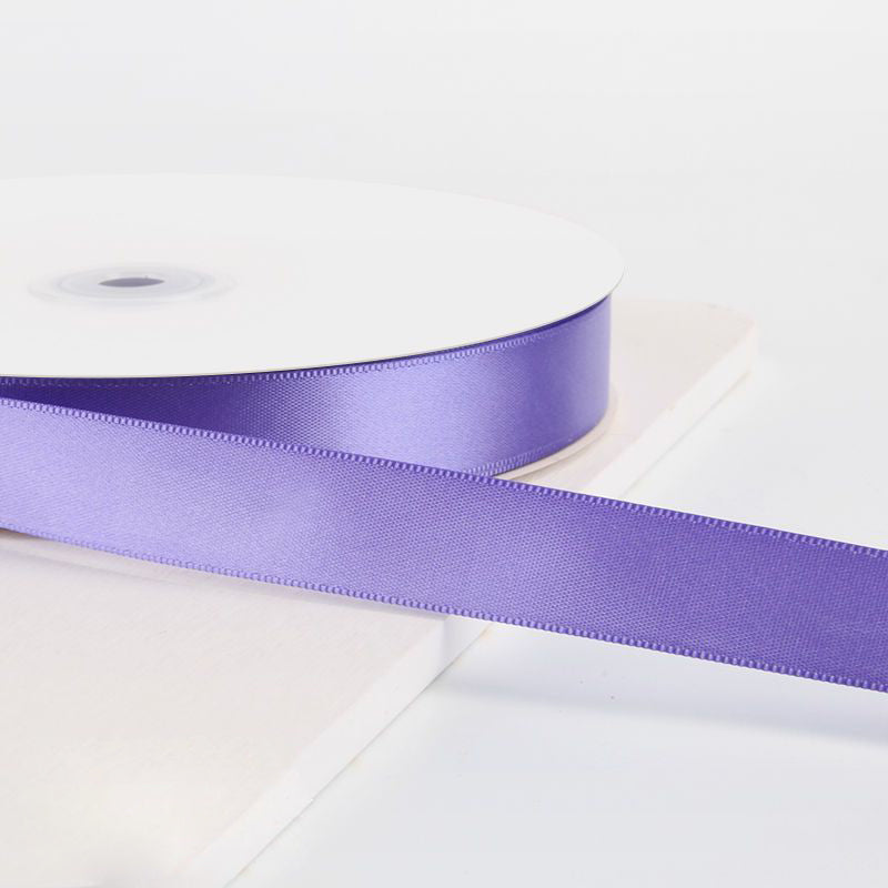 7/8"x 100 Yards Single Face Decorative Satin Ribbon Violet