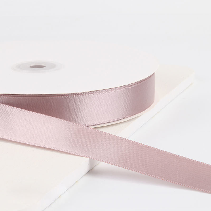 7/8"x 100 Yards Single Face Decorative Satin Ribbon Nude Pink