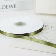 3/8" Width x 100 Yards Single Face Satin Ribbon Green