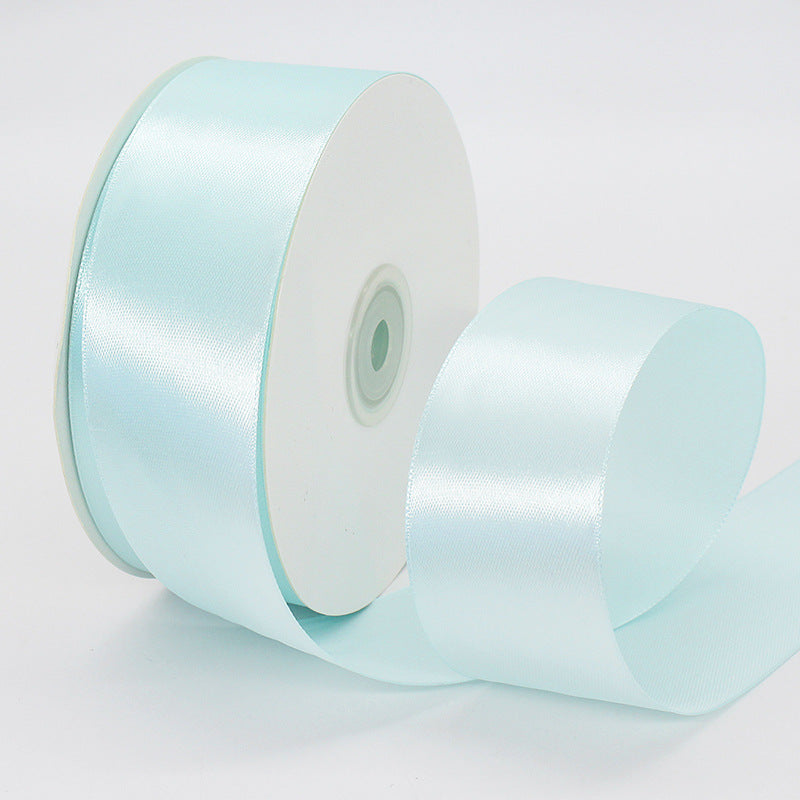1.5"x 50 Yards Single Face Decorative Satin Ribbon Light Tiffany Blue
