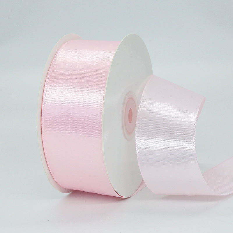 1.5"x 50 Yards Single Face Decorative Satin Ribbon Pink