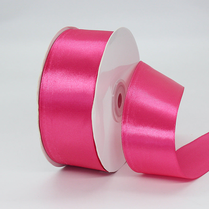 1.5"x 50 Yards Single Face Decorative Satin Ribbon Rose Red