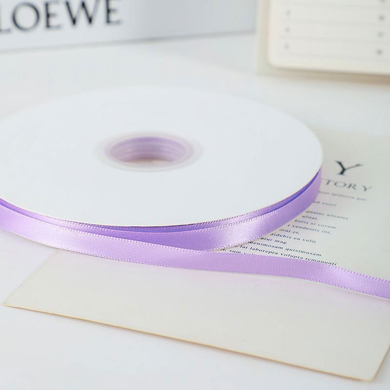 3/8" Width x 100 Yards Single Face Satin Ribbon Light Purple