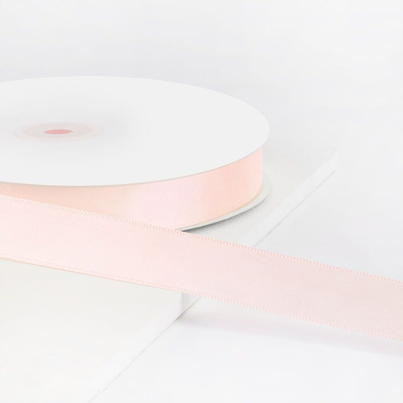 7/8"x 100 Yards Single Face Decorative Satin Ribbon Light Pink