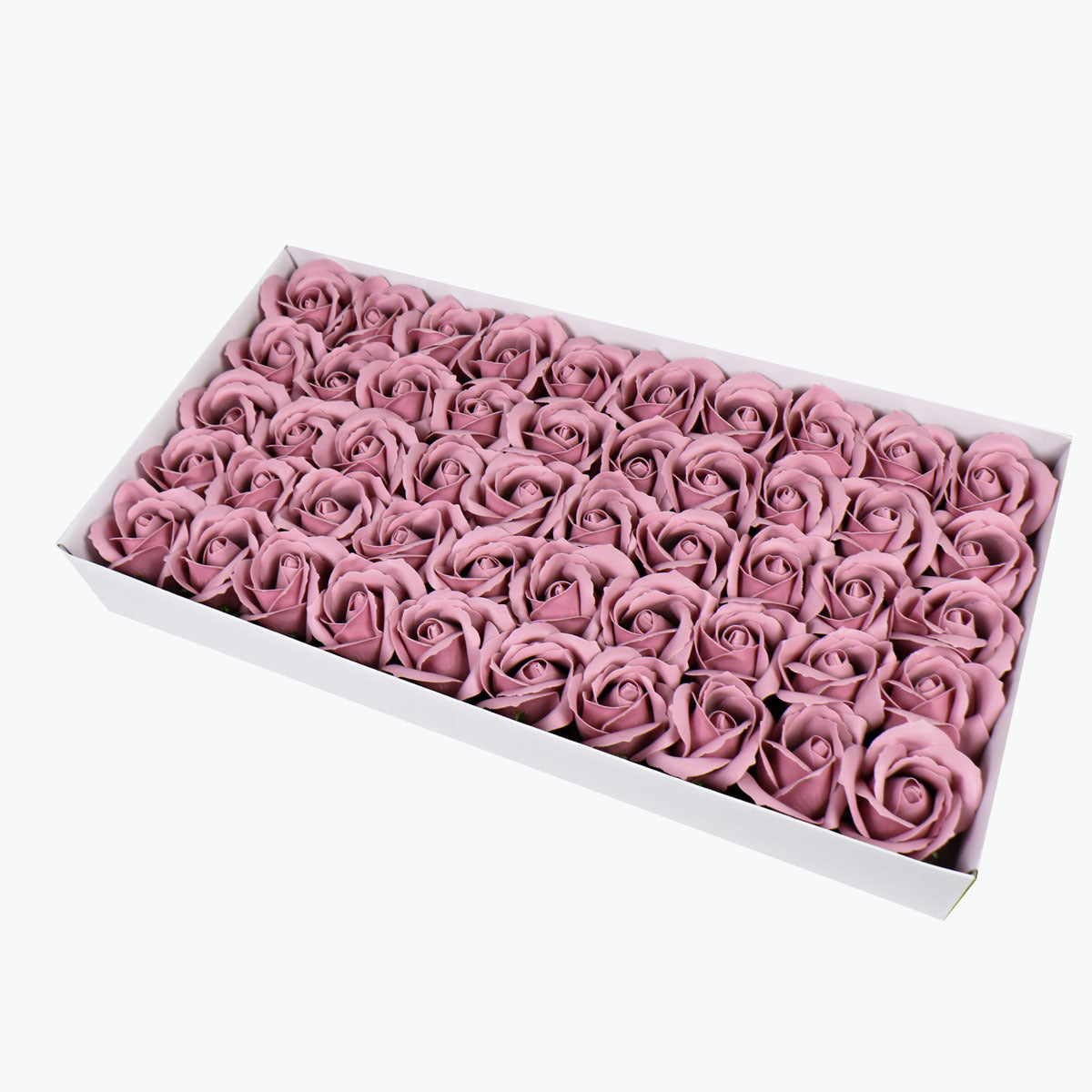 50PCS Soap Flower Roses Rosas Floral Shaped Scented Bath Body Shower Lotus Root Pink