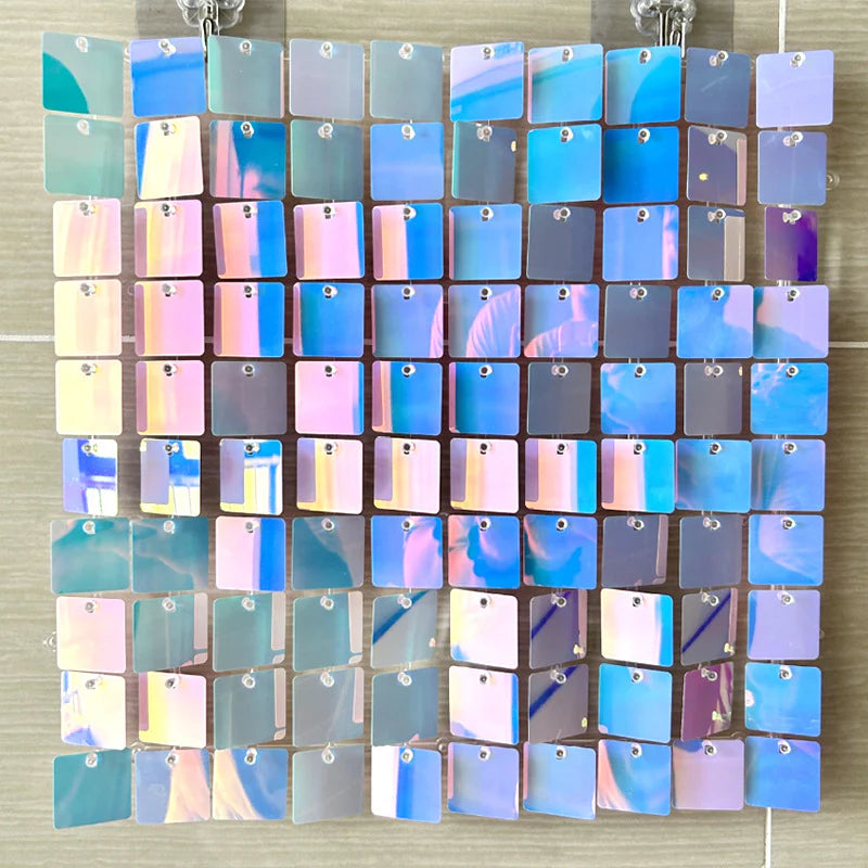 Spangle Shimmer Sequin Wall Panel Backdrops (24 panels) Dreamy Blue