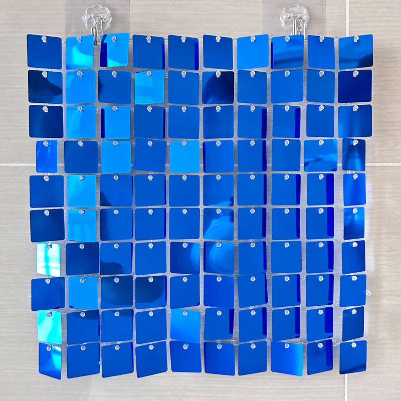 Spangle Shimmer Sequin Wall Panel Backdrops (24 panels) Royal Blue
