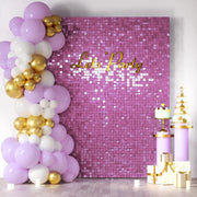 Spangle Shimmer Sequin Wall Panel Backdrops (24 panels) Light Pink