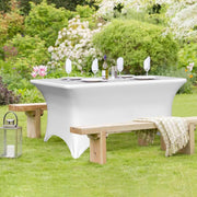 Rectangular 6 FT Spandex Table Cover