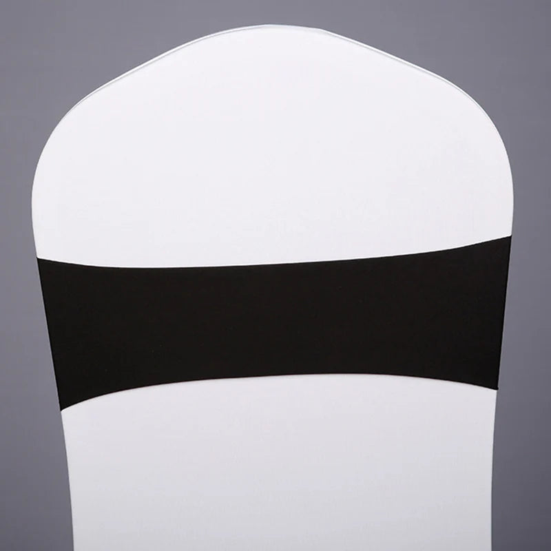5 Pc Spandex Chair Band Black