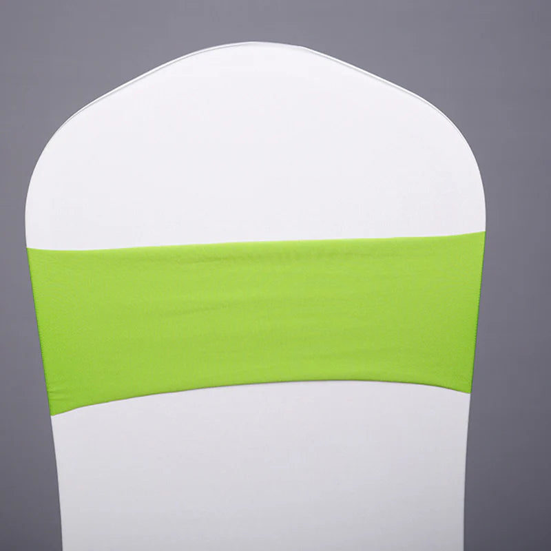 5 Pc Spandex Chair Band Light Green