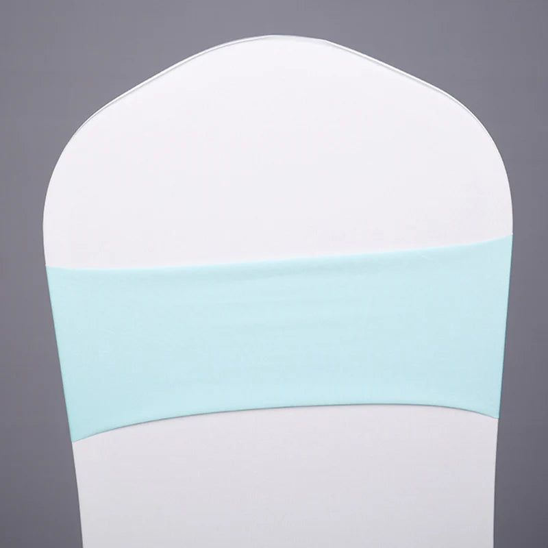 5 Pc Spandex Chair Band Tiffany Blue