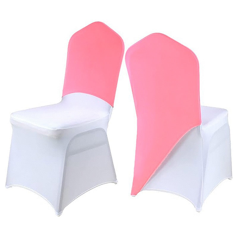 Single-Leg Stretchable Spandex Chair Cover 5PCS With Backrest Decoration Universal Chair Cover And Protective Cover Suitable For Weddings Parties Banquets Festivals Celebrations
