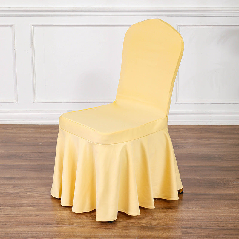 Satin Sundress Chair Cover Flesh Color