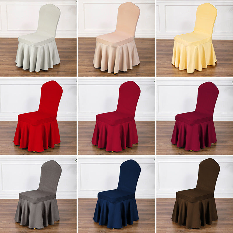 Satin Sundress Chair Cover Flesh Color