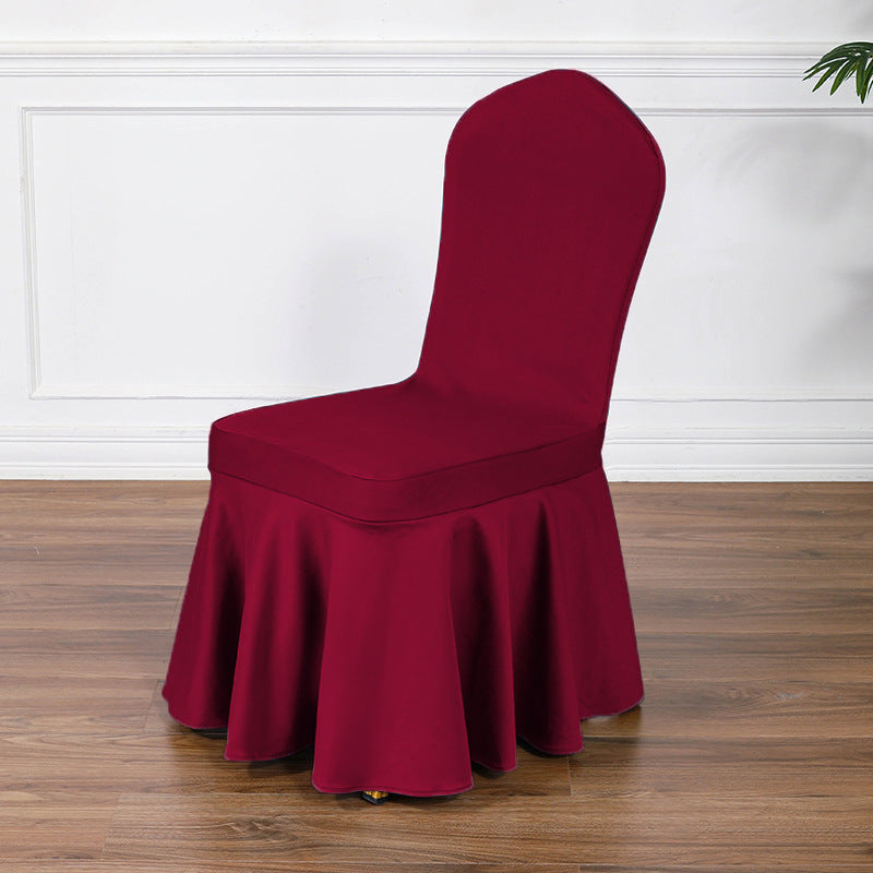 Satin Sundress Chair Cover Dark Yellow
