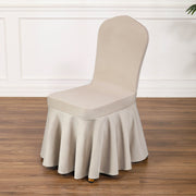 Satin Sundress Chair Cover Flesh Color