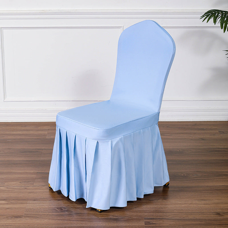 Satin Sundress Chair Cover Carmine