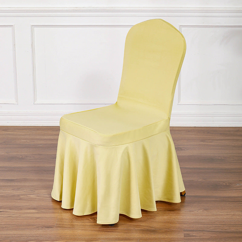 Satin Sundress Chair Cover Yellow