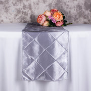 Taffeta Pintuck Table Runner 12"x108" Gold