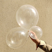 Clear Balloons Latex Party Balloons Round Helium Transparent Balloons for Wedding Bridal Shower Birthday Bubble Party Decoration