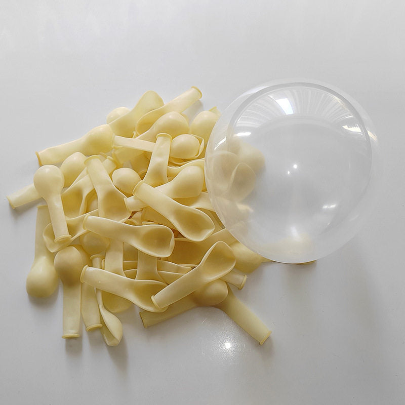 Clear Balloons Latex Party Balloons Round Helium Transparent Balloons for Wedding Bridal Shower Birthday Bubble Party Decoration