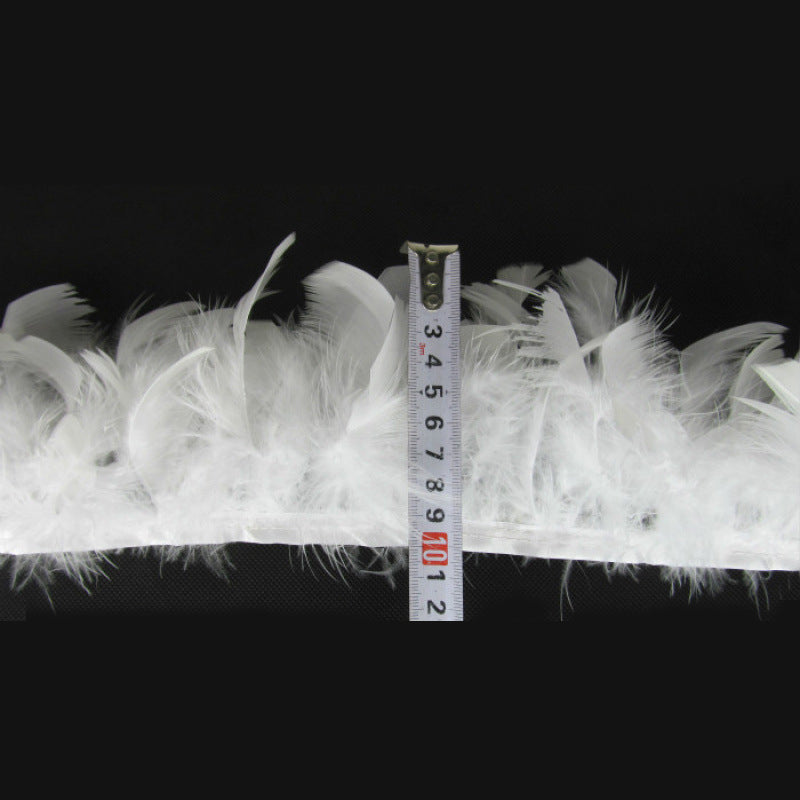 Turkey Chandelle Feather Boa for DIY Craft,Party Dancing Dress Up, Halloween Decoration
