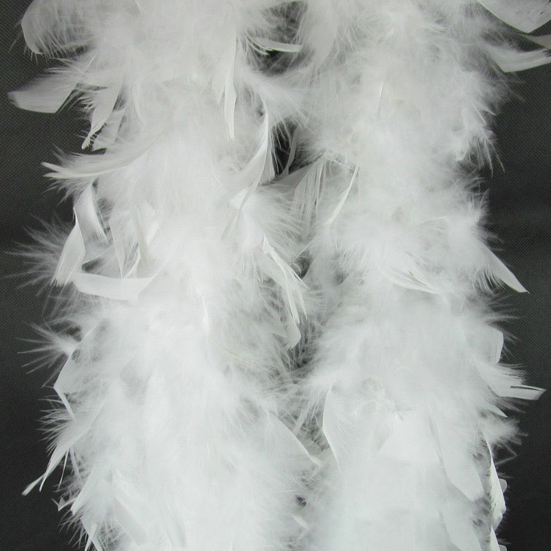 Turkey Chandelle Feather Boa for DIY Craft,Party Dancing Dress Up, Halloween Decoration