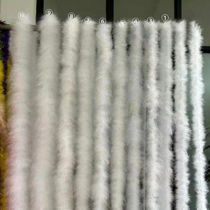 Plume Fluffy turkey Feather Boa Turkey Strip Scarf Clothing Accessories Feathes Costume Party Wedding Decoration Crafts