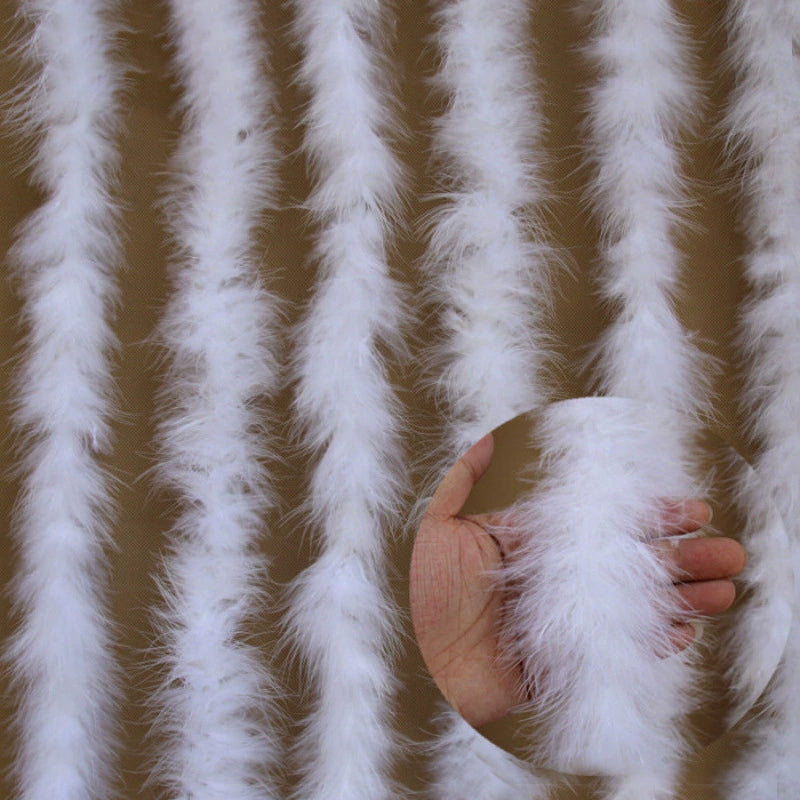 Plume Fluffy turkey Feather Boa Turkey Strip Scarf Clothing Accessories Feathes Costume Party Wedding Decoration Crafts