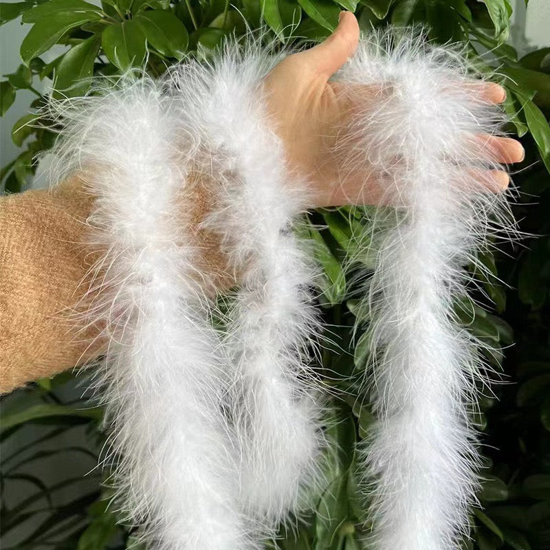 Plume Fluffy turkey Feather Boa Turkey Strip Scarf Clothing Accessories Feathes Costume Party Wedding Decoration Crafts