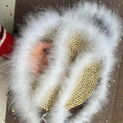 Plume Fluffy turkey Feather Boa Turkey Strip Scarf Clothing Accessories Feathes Costume Party Wedding Decoration Crafts