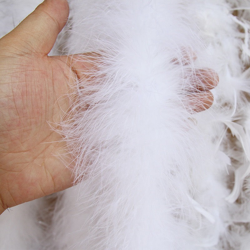 Plume Fluffy turkey Feather Boa Turkey Strip Scarf Clothing Accessories Feathes Costume Party Wedding Decoration Crafts