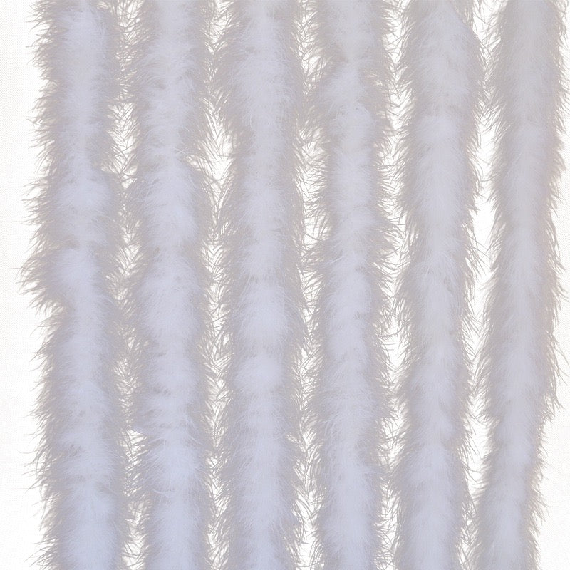 2M Fluffy Turkey Feather Boa for DIY Craft Sewing Trim Home Wedding Party Decoration