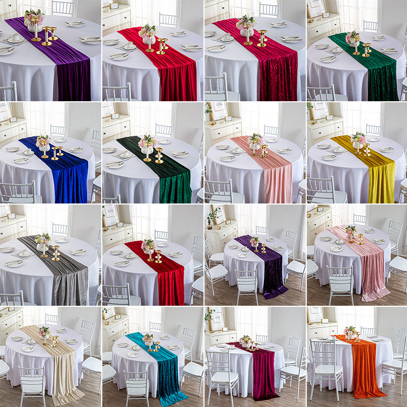 Velvet Table Runner ,Soft Luxurious Table Runners for Wedding Thanksgiving Christmas Decoration