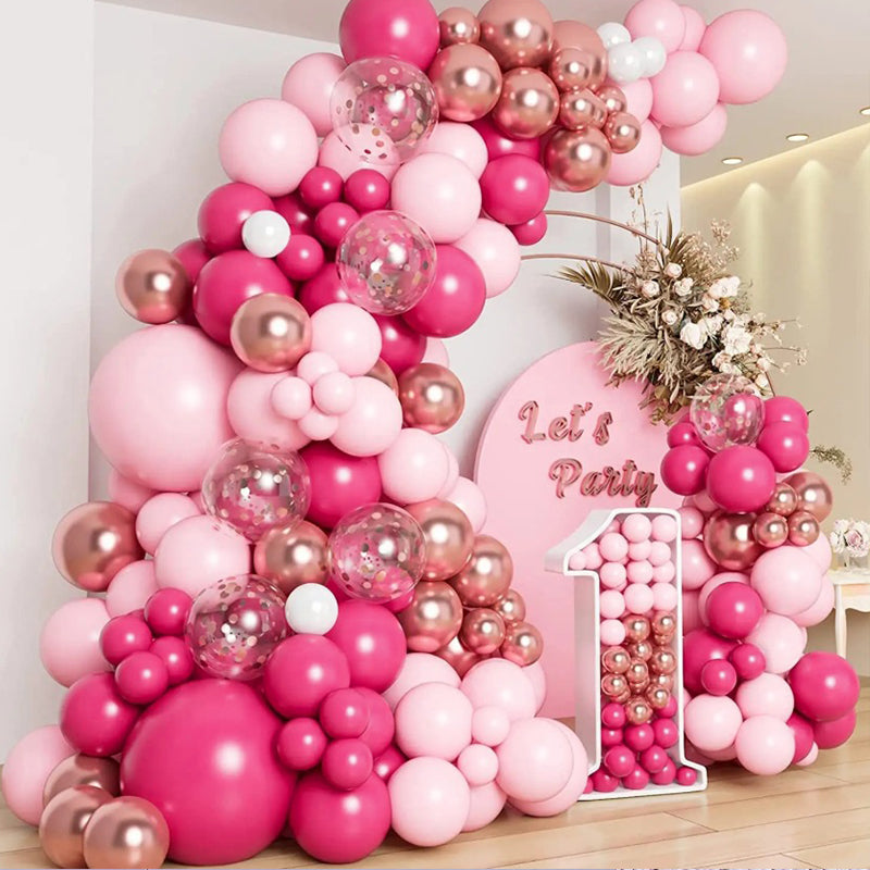 Matte 12" Latex Balloons 25 Pcs Berry