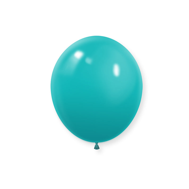 Matte 10" Latex Balloons 100 Pcs Caribbean Blue
