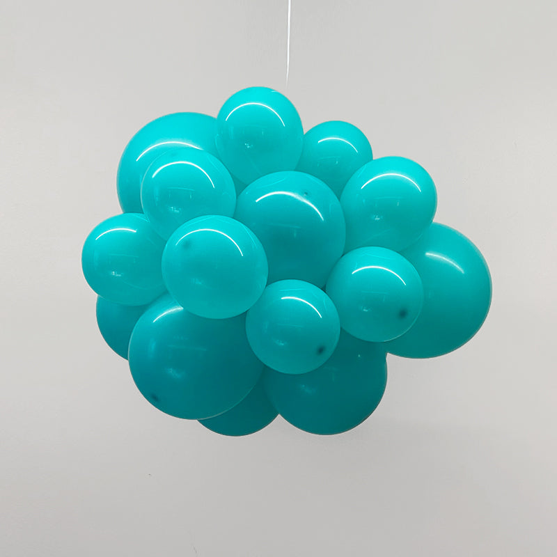 Matte 5" Latex Balloons 100 pcs Caribbean Blue