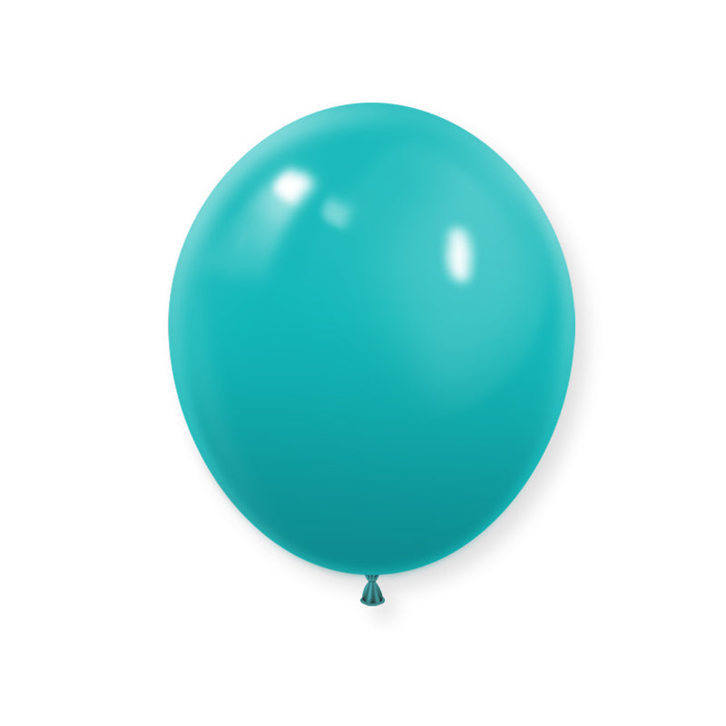 Matte 12" Latex Balloons 25 Pcs Caribbean Blue