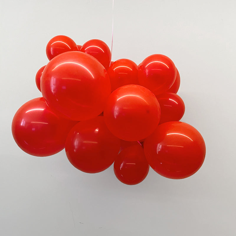 Matte 36" Latex Balloons 5 Pcs China Red