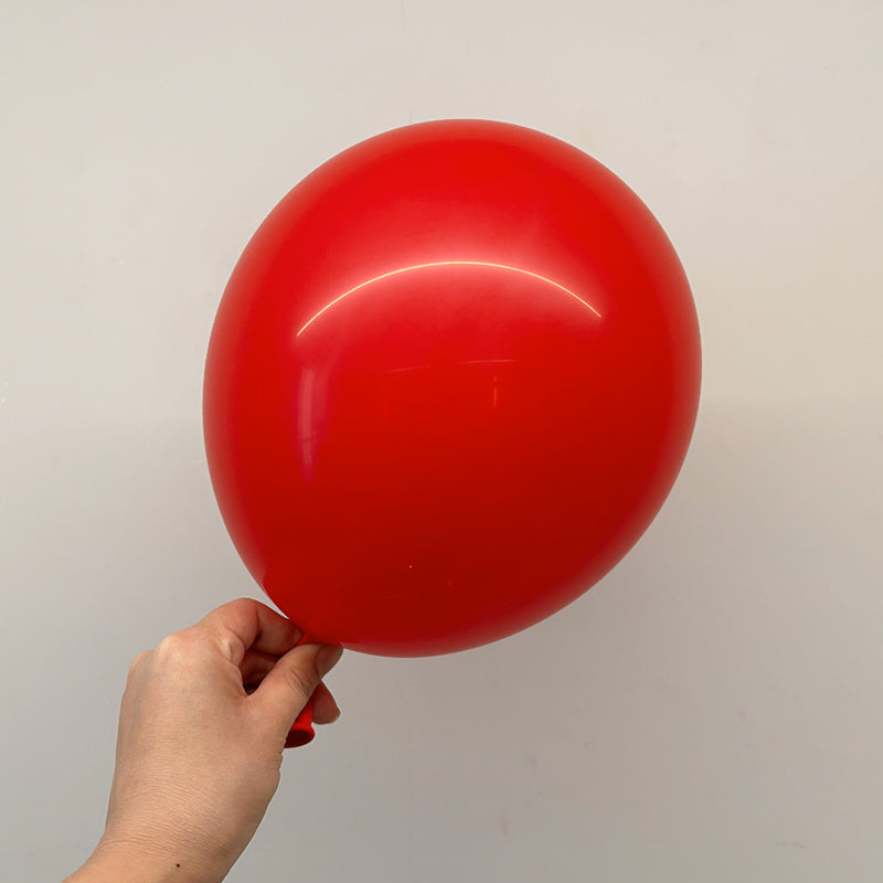 Matte 36" Latex Balloons 5 Pcs China Red
